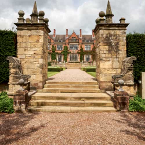 external view of country house used for weddings