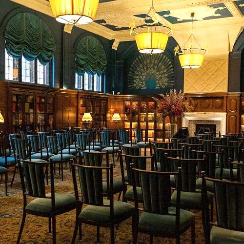 Indoor wedding ceremony event space