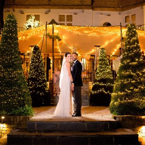 picture of couple on their wedding day