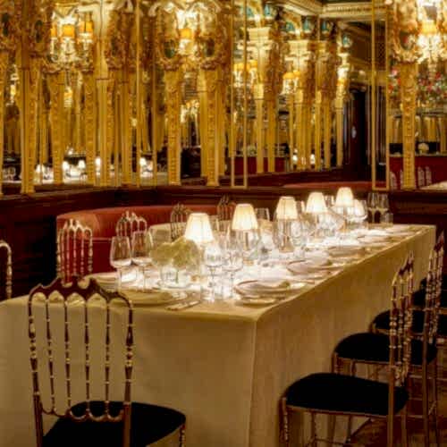indoor wedding dining space