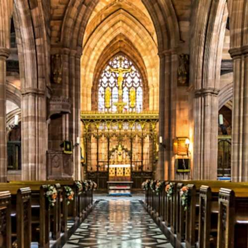 A Church wedding space