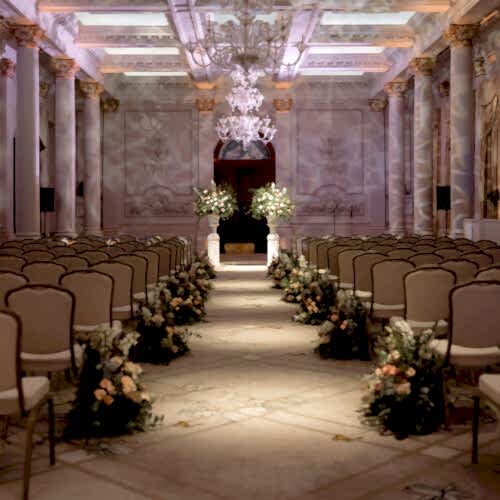 indoor wedding ceremony event space