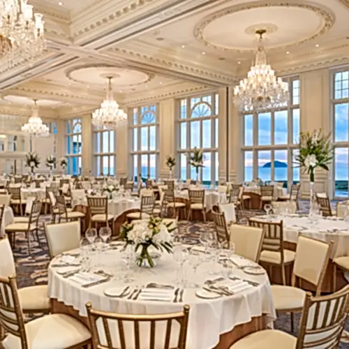 indoor wedding dining event space