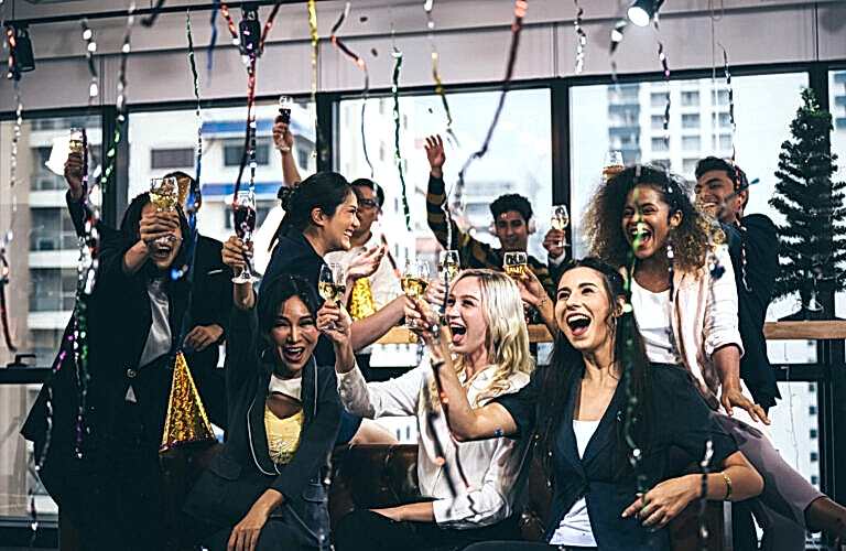 Business People Party Celebration Success Concept Business People Party Celebration Success Concept
